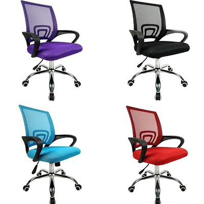 เก้าอี้สำนักงาน แข็งแรง ปรับระดับความสูงได้ รองรับสรีระดี คละสี (ประกอบเอง)