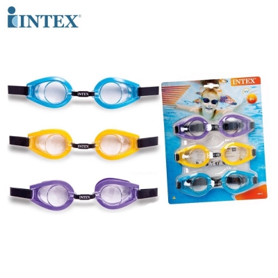INTEX แว่นตาดำน้ำ Kids Play Goggles (1แพ็คมี 3 ชิ้น)