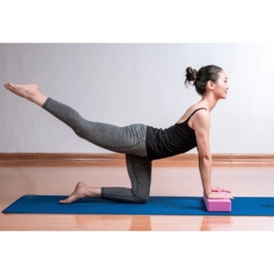 บล็อกโยคะ Yoga blockอุปกรณ์ออกกำลังกาย ฟิตเนส มี 7 สี 