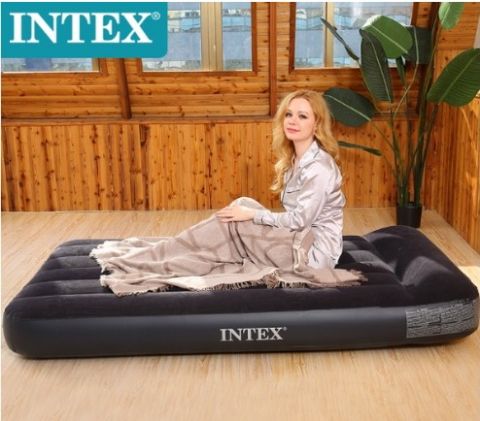 ที่นอนเป่าลม INTEX ที่นอน เบาะนอน PILLOW REST CLASSIC DOWNY AIRBED